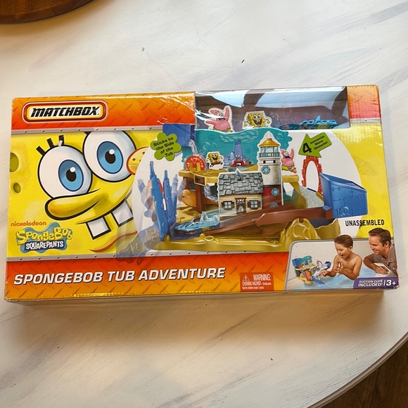 SpongeBob Squarepants Toys Matchbox Nickelodeon Spongebob Squarepants Tub Adventure Nib